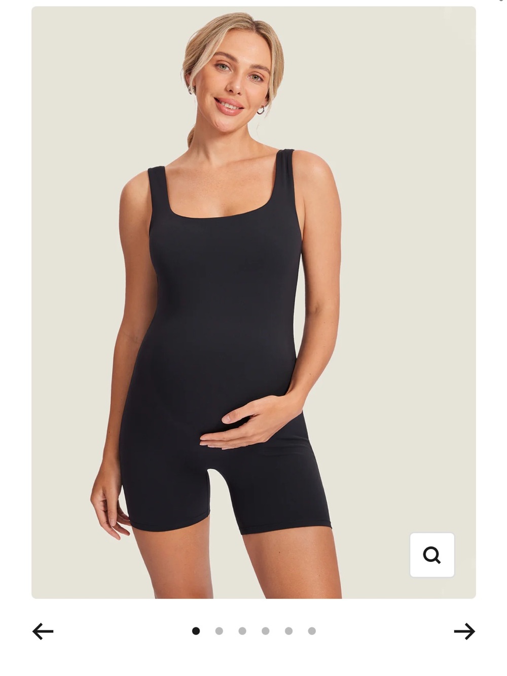 Momanda Natralex Maternity Romper - Black